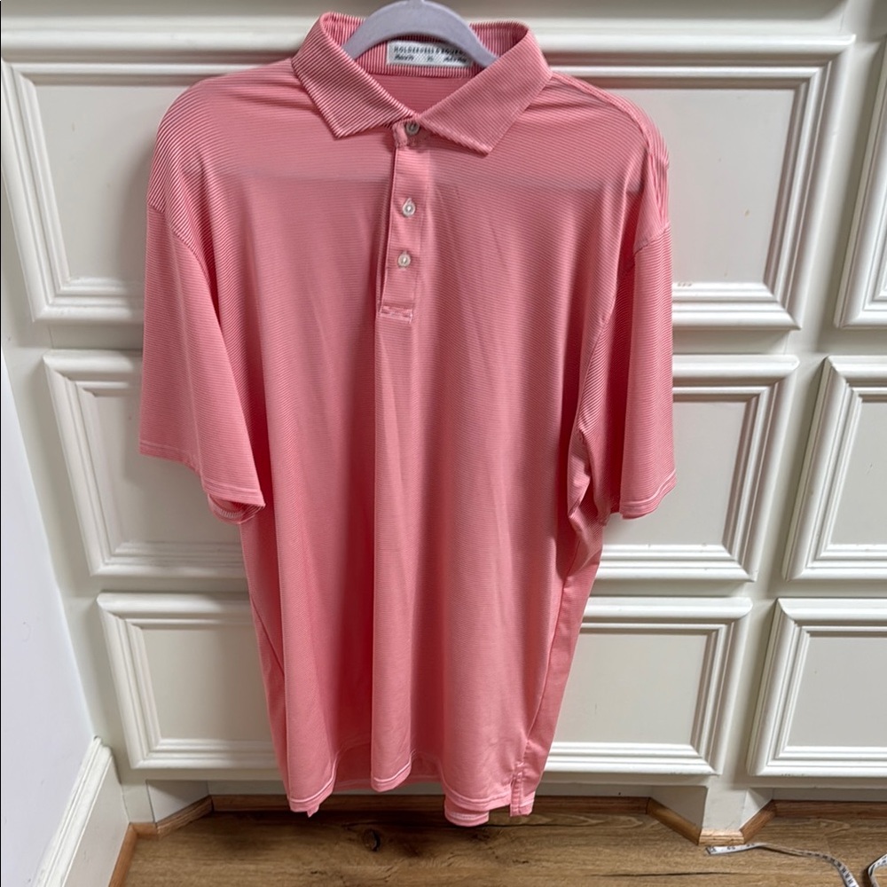 Pink Polo Shirt Short-Sleeve Casual
